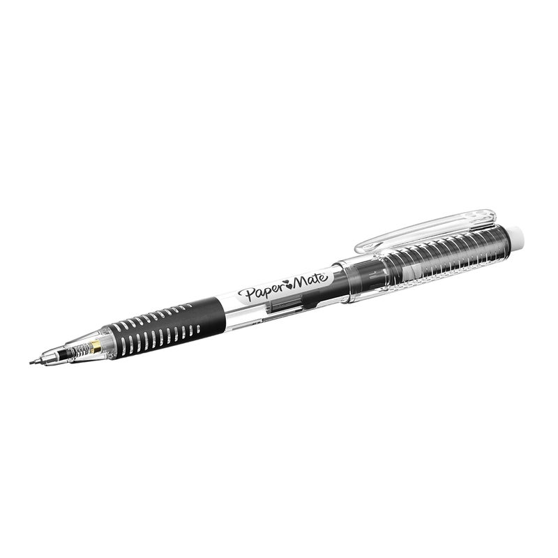 Paper Mate Clearpoint Mechanical Pencils 0.5mm Break Resistant HB #2 Lead School Supplies Art Supplies Drawing Sketching Pencils 2 Black 1 Lead Refill Set 2 Erasers - Image 2